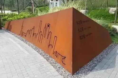 那坡耐候钢挡土墙